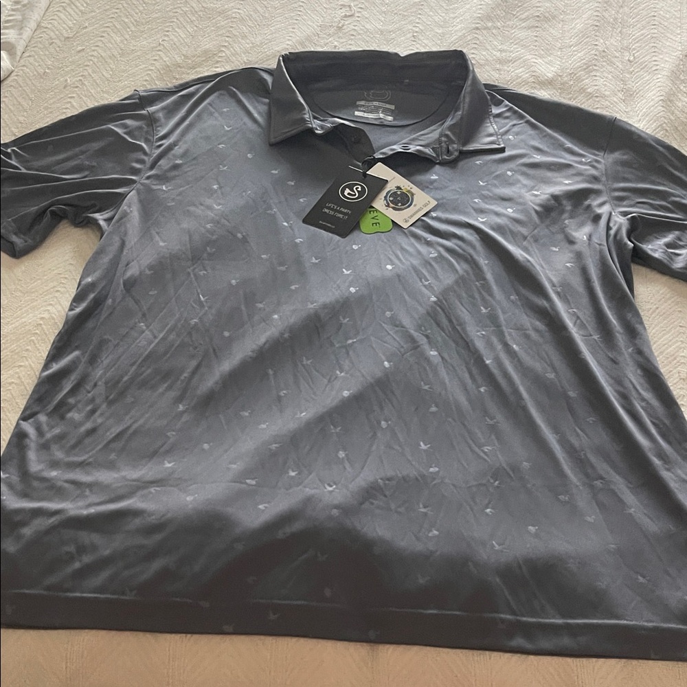 Swannies Slate Gray Polo Shirt